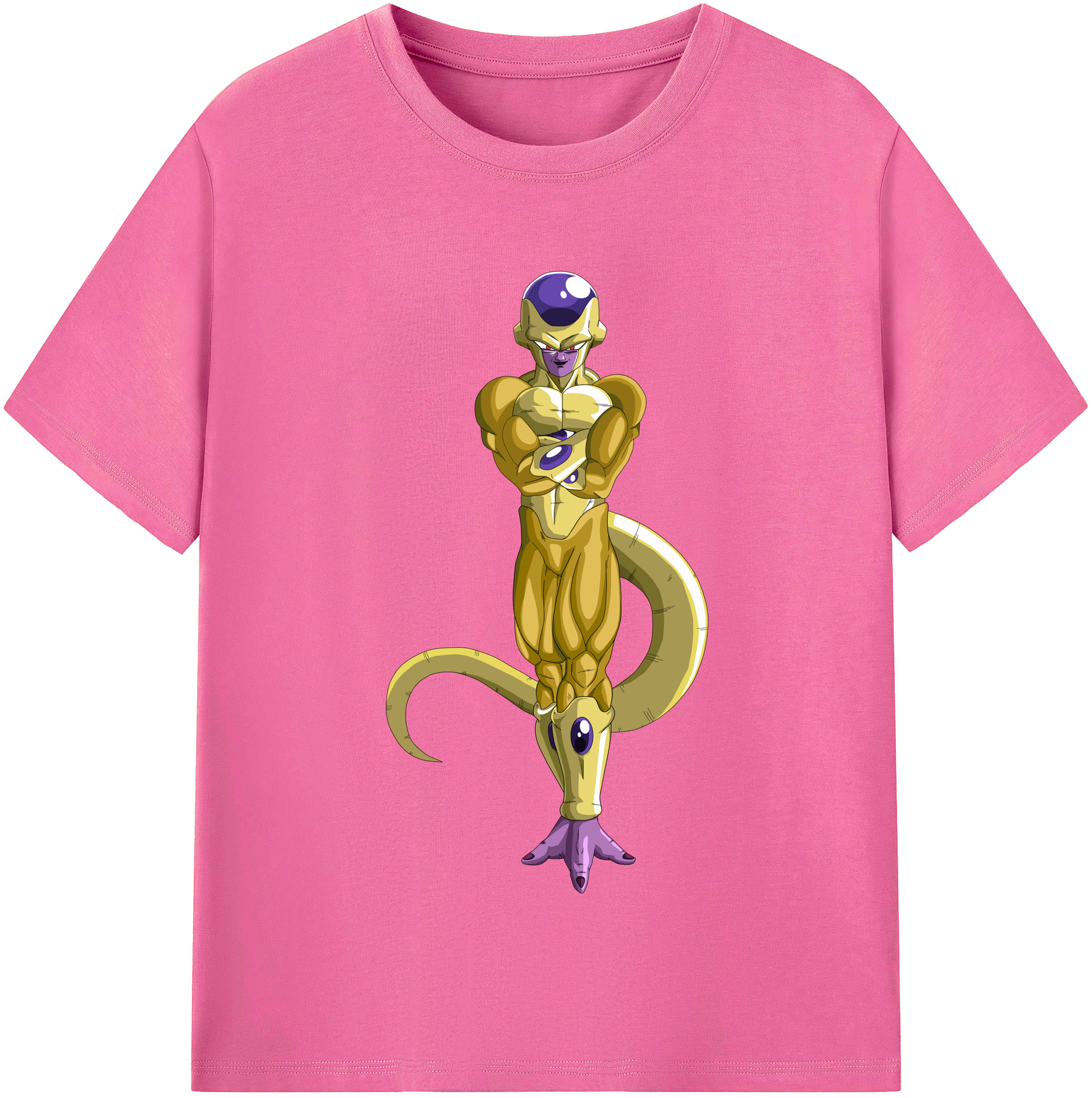 （画像用） ドラゴンボール フリーザ DRAGON BALL Frieza レディースカジュアルプリントTシャツ（綿100％）